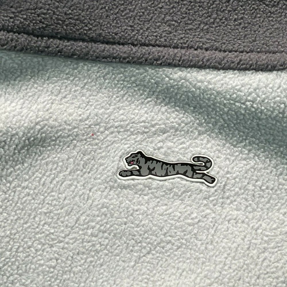 Le Tigre 1/4 Zip Pullover Fleece Men's Medium Gray Tri Flex Long Sleeve … - Picture 7 of 7